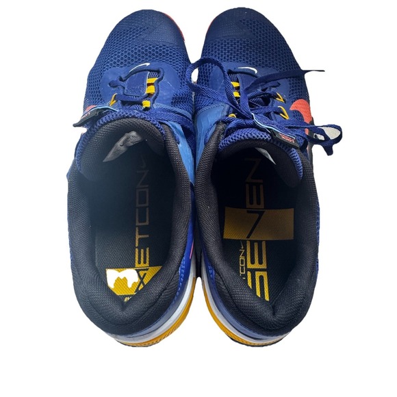 SIZE 14 Nike Metcon 7 Men's Training Sneakers Deep Royal Blue CZ8281-448 - Picture 8 of 9